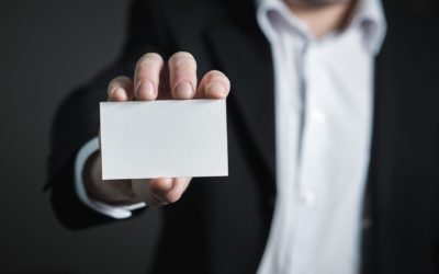 Are you hiding behind your business card?